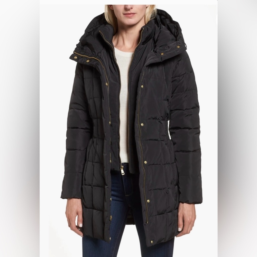 Cole Haan Women's Black Puffer Jacket